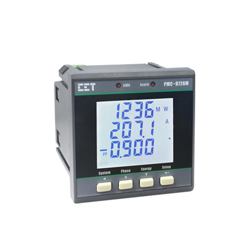 CET 5 6A  Three Phase-Four Wire Panel Digital Multifunction Meter with 2 DI Input Output i/o Contact