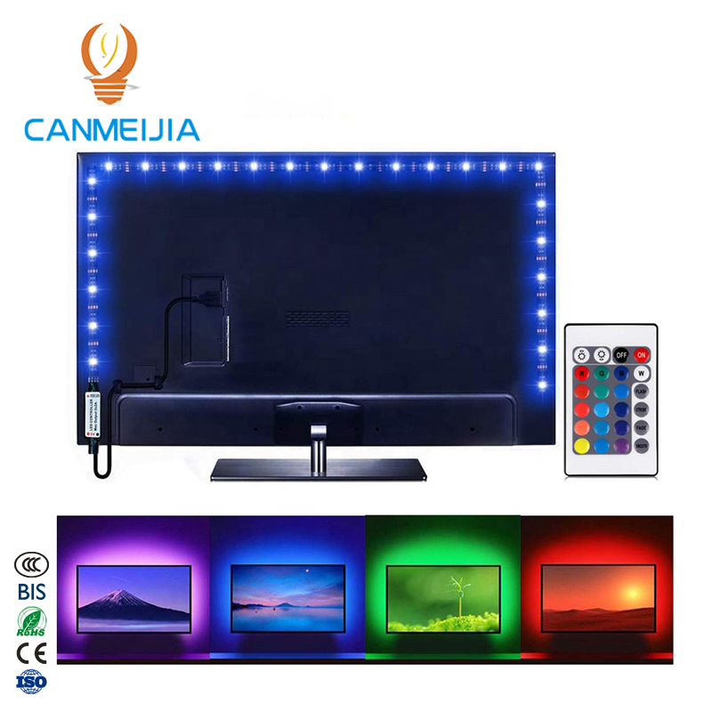 Гибкая светодиодная лента rgb, led полоска для подсветки телевизора, цифровая led полоска, 5 м, 2 м, 3 м, 5 м