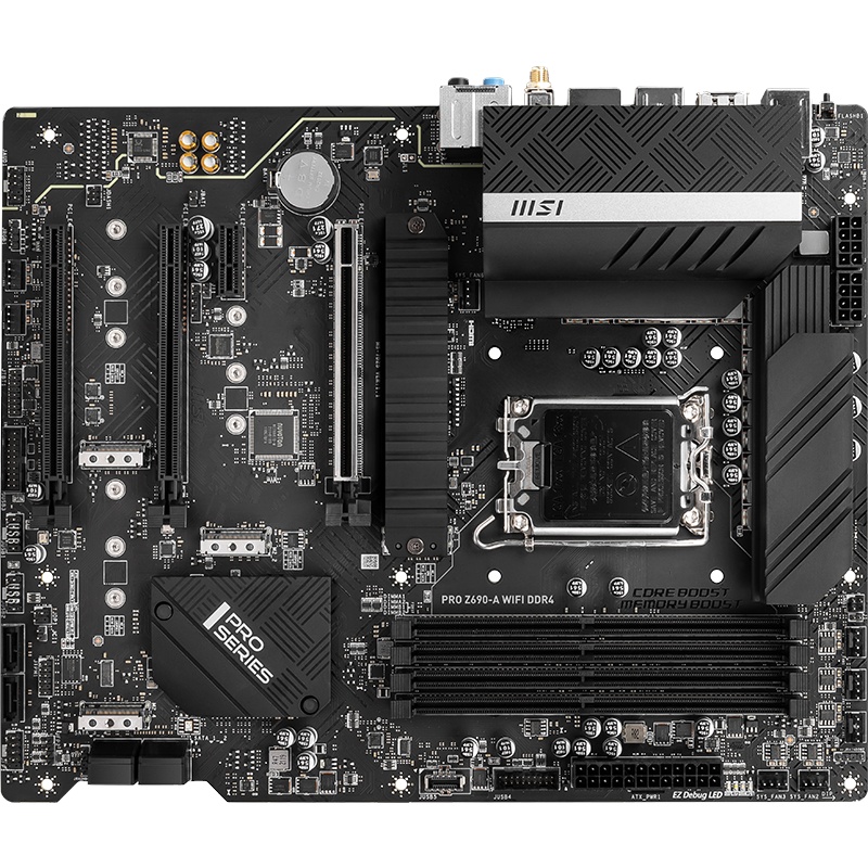 MSI PRO Z690-A Wi-Fi DDR4 LGA1700 гнездо, PCIE 4 блок питания ATX материнская плата поддерживает ЦП 12700k \ 12700kf \ 12700 \ 12600 \ 12600kf