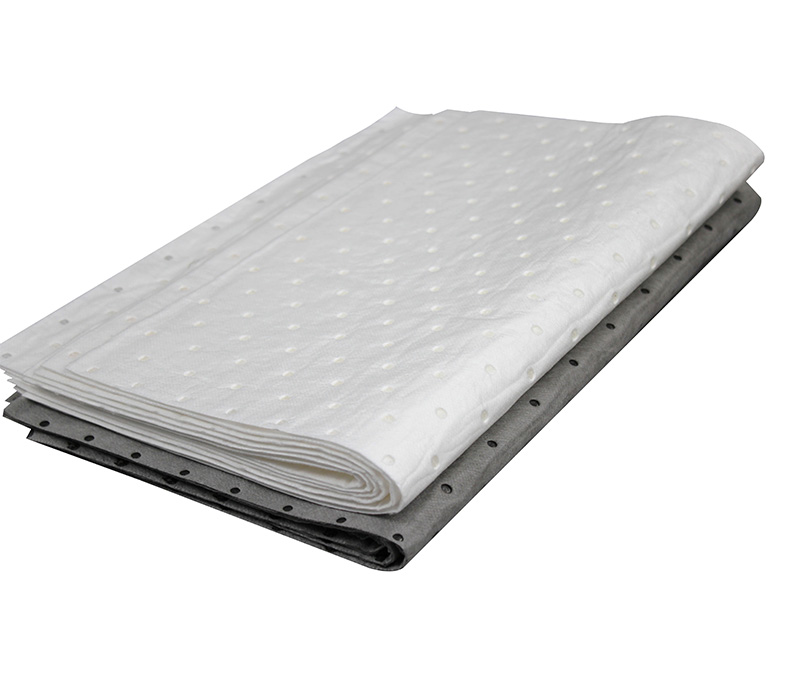 High Oil Absorbent Pad Waterproof 100% PP Absorbent Pad Oil Spill