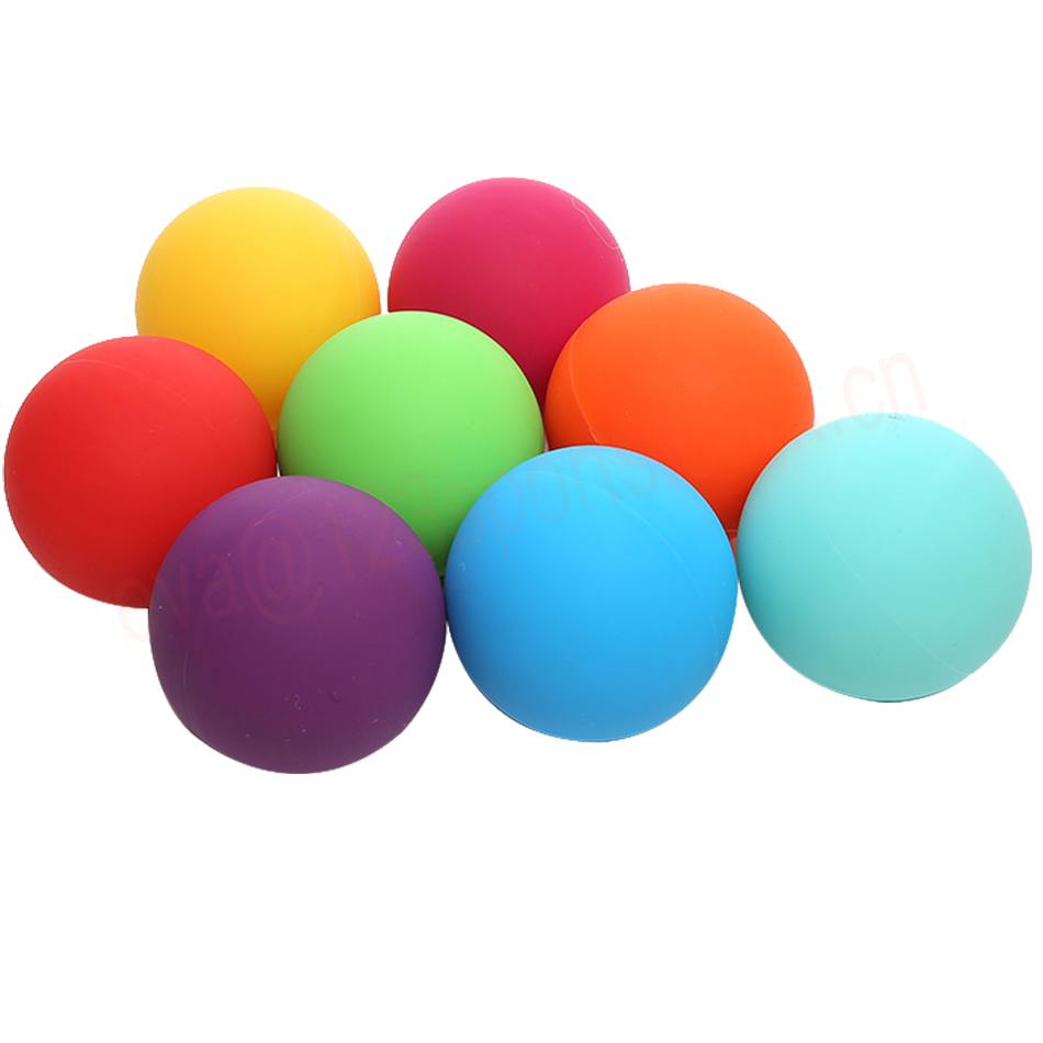 promotional price colorful silicone lacrosse massage ball