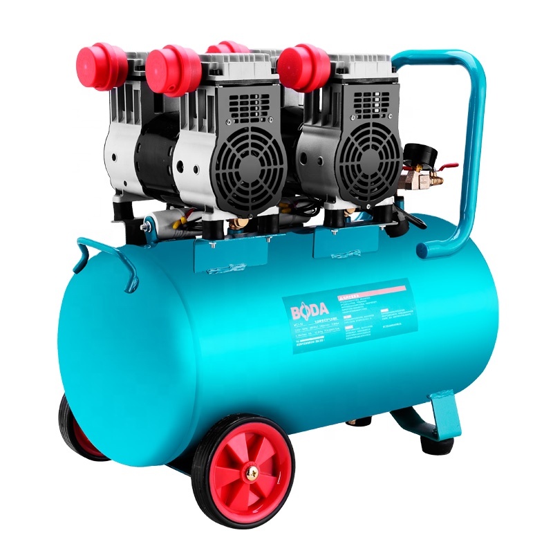 Boda оптовая продажа 210L/210L/420L/600L/800 л мин смещение мини безмасляный бесшумный воздушный компрессор