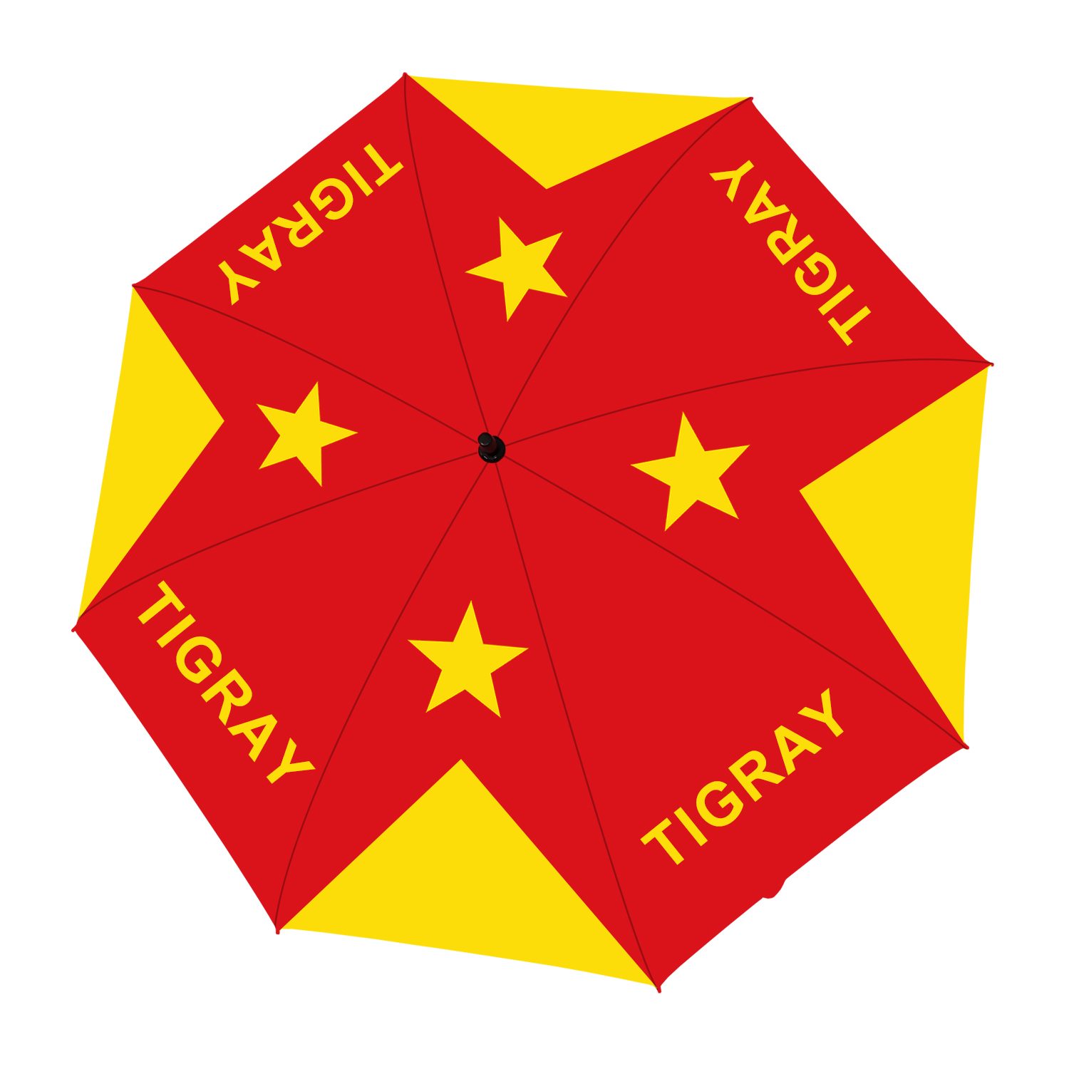 Tigray Large Events High Quality Flag Printing No MOQ 1 Pcs Tigray Umbrella