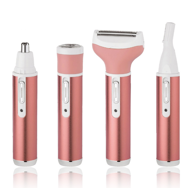 New Four In One Multifunctional Ladies Shaver Eyebrow Trimmer Nose Hair Trimmer Hair Remover