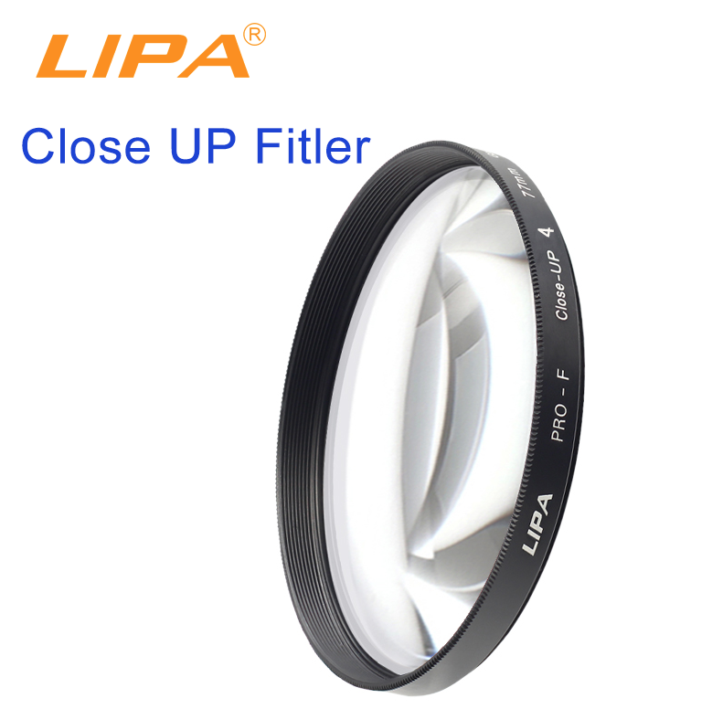 LIPA Close-up Lens Filter Close-up + 1 + 2 + 4 + 10 Lens filter Macro Close-up filter
