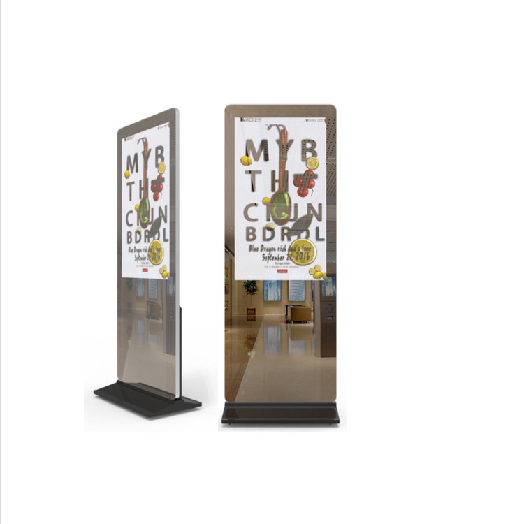 Full size interactive infrared customized multi touch screen panel kiosk magic mirror