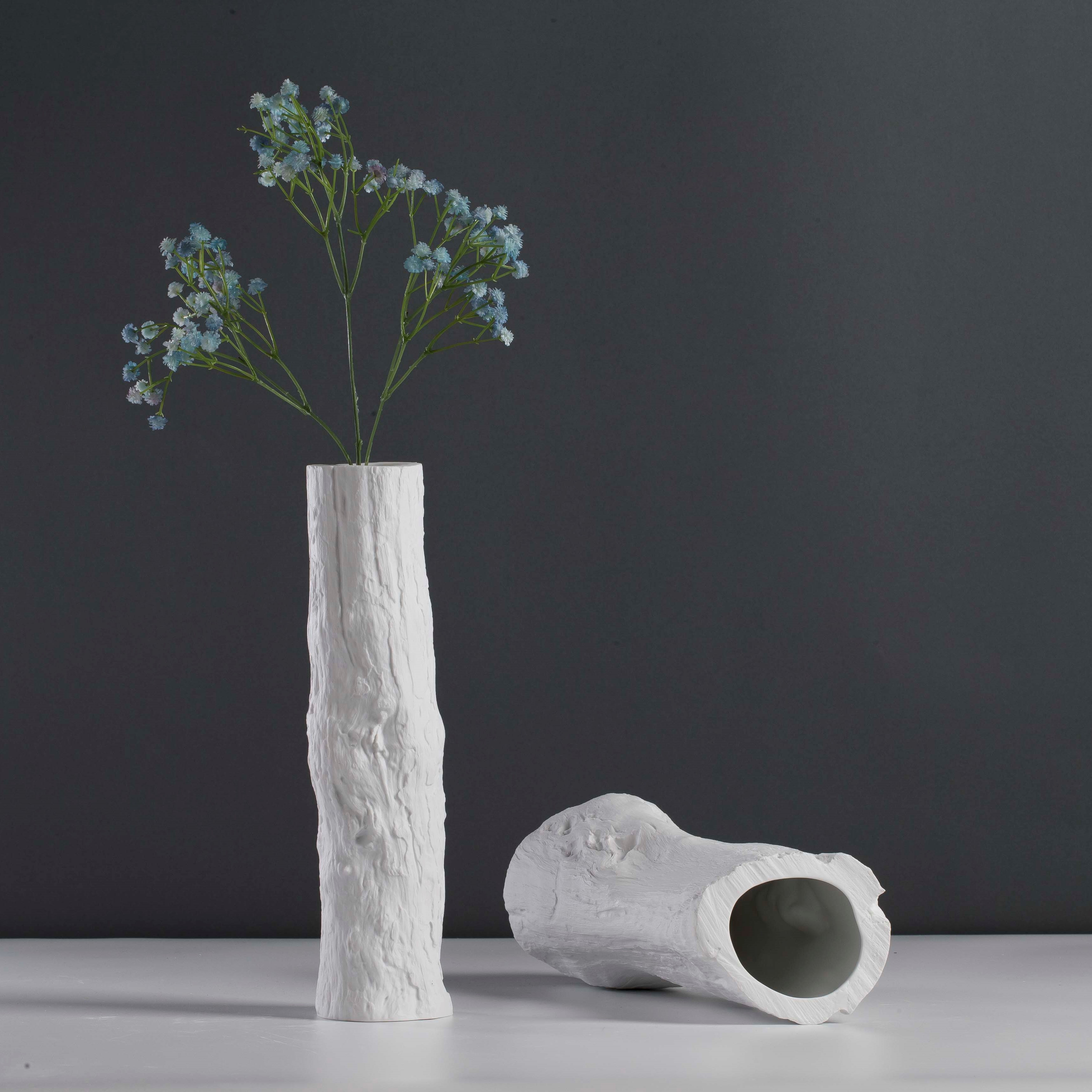 High-quality ceramic tree shaped vase container Combination of modernity and nature creative home decor