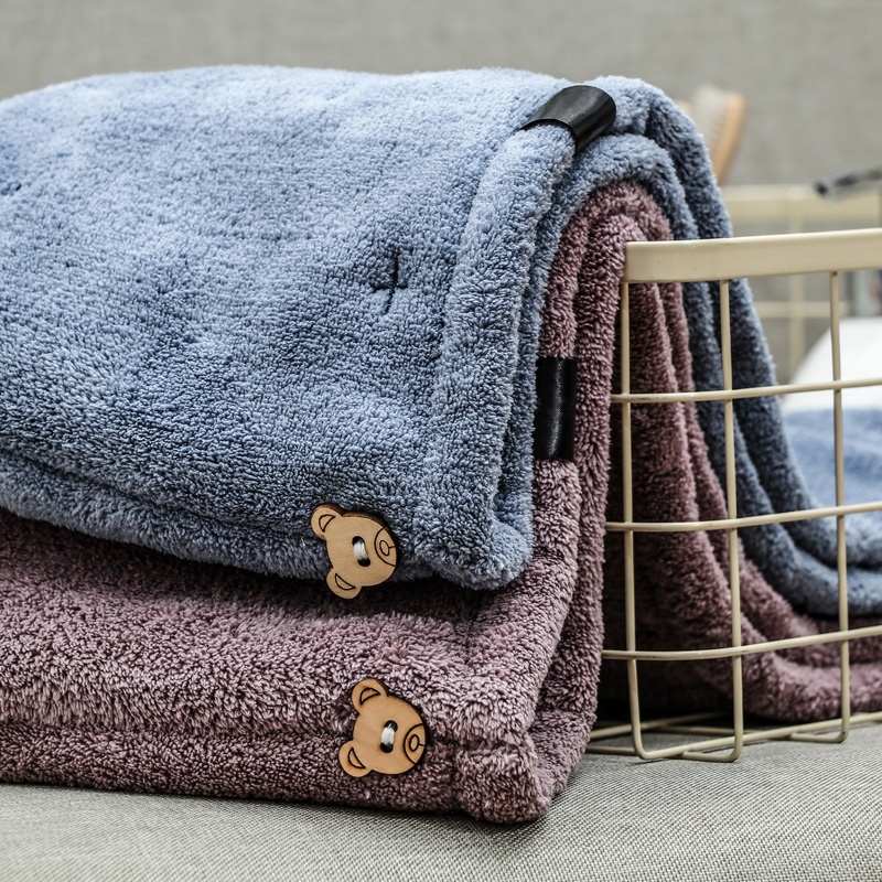 Curbblan outlet bath towel and hair towel microfibre bamboo dry hair cap pink towel hair dryer usage