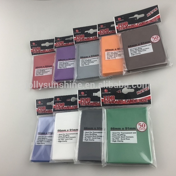 Заводская цена, оптовая продажа, твердые матовые защитные рукава для Mtg игровой карты