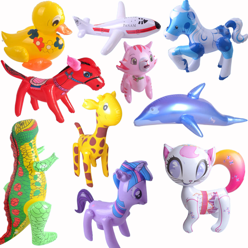 Inflatable Toy Animal Kids Inflatable Cartoon Animal Toys Party Decorations Cute Animal Shape For Kids Play