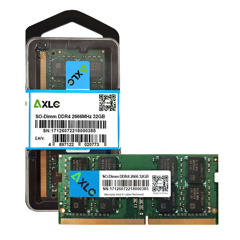 ОЗУ для ноутбука AXLE PC ddr4 32 Гб 2666 МГц ОЗУ So-dimm Внутренняя Память Ram ddr4 32 Гб