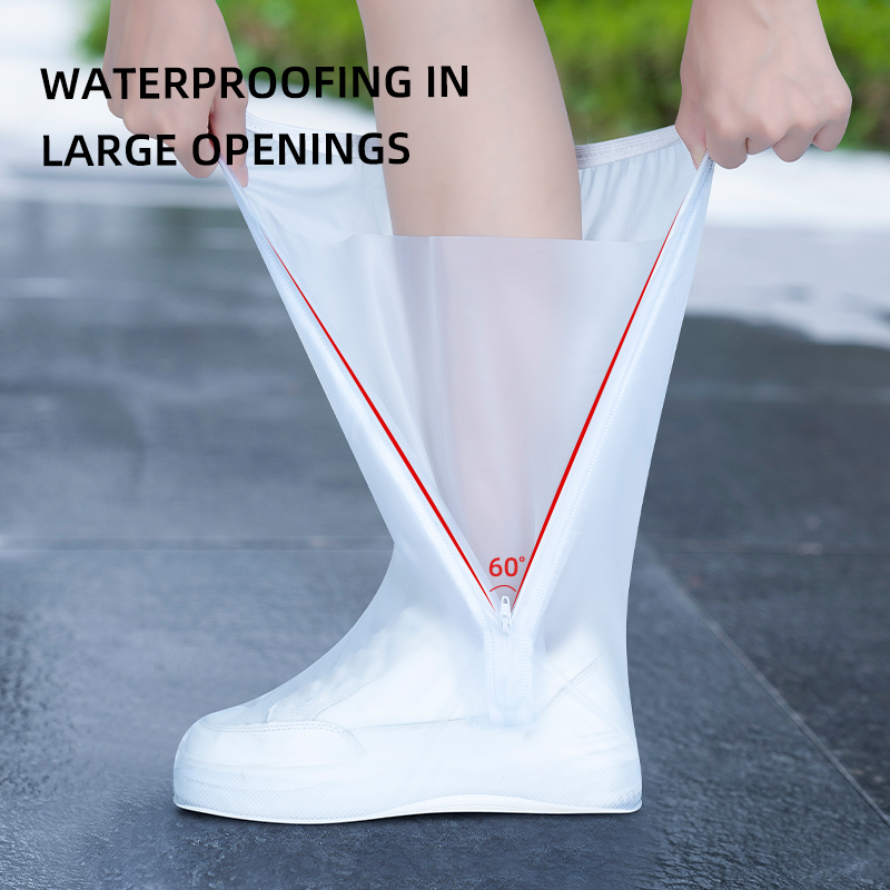 High Cylinder Unisex Rainshoe Covers Sand-proof Soft Anti-Slip Material Boots For Winter Outdoor Activities Adults