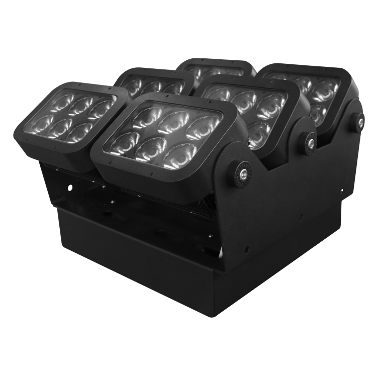 2 градуса 2D прожектор 250 Вт RGBWW настраиваемый белый DMX512 DALI IP66 башня водонепроницаемый светодиодный прожектор