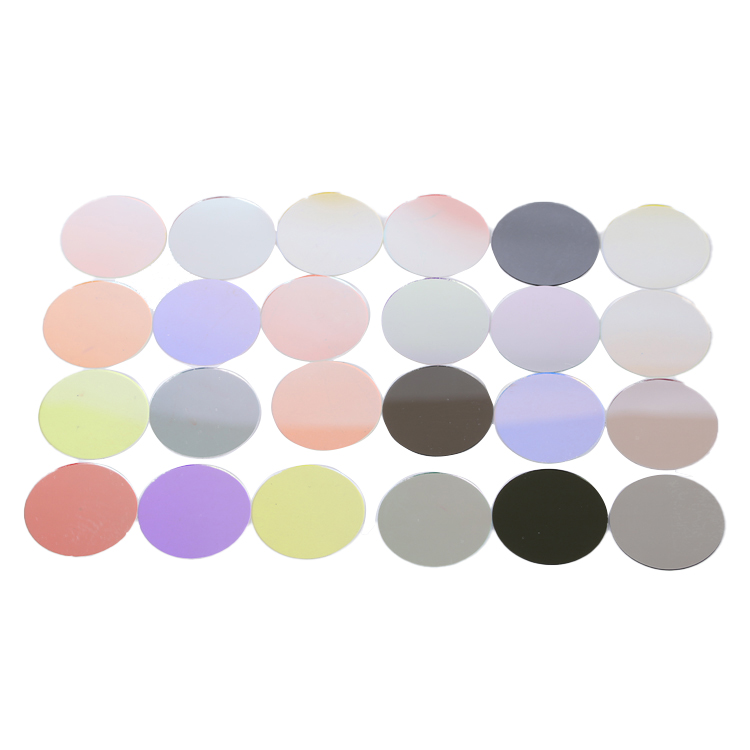Free sample laser led stage lights lighting color filter glass mirror lens