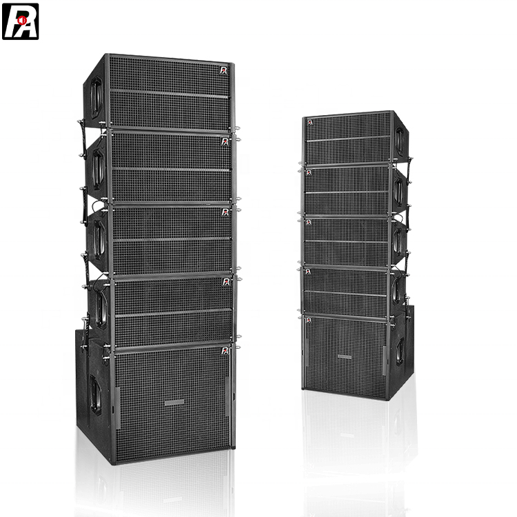 OEM D & B двойной 10 дюймов 2 way звуковая система напольного случая компактный пассивный активный линейного массива акустическая система