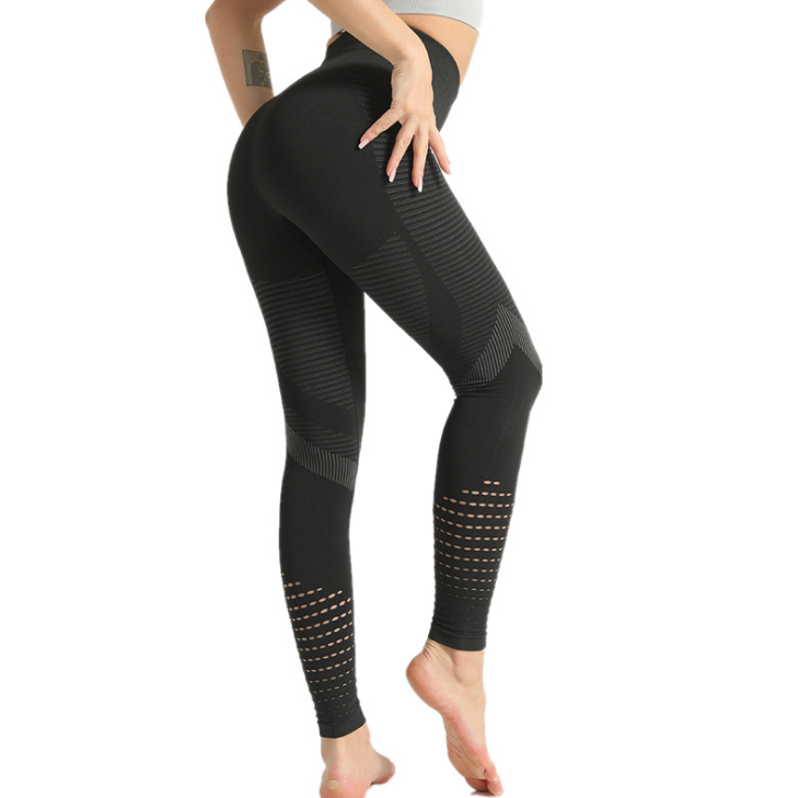 peach hip yogapants one-piece high-waist stretch sports leggings