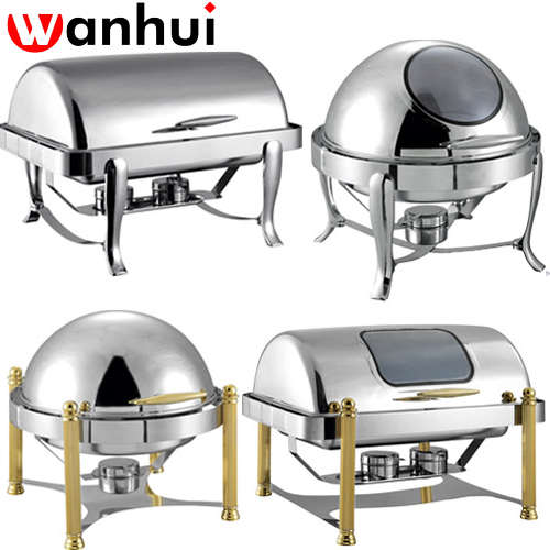 Hotel Elegant  Buffet Chaffing Dishes  Full Size Oblong Chafing Dish with Dome Lids