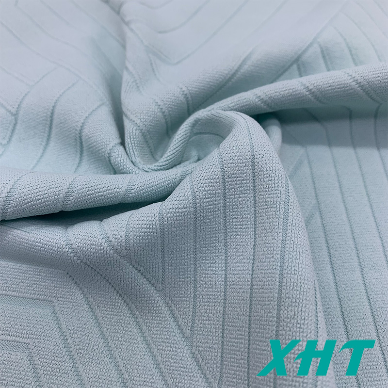 Factory directly provides customized color terry cloth jacquard fabric for women's swimwear bikini fabric