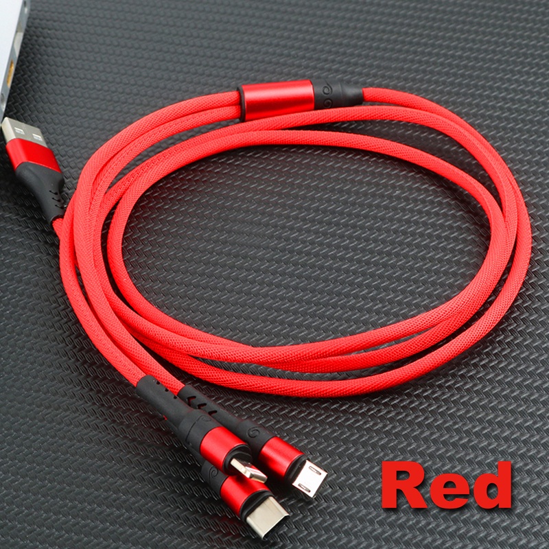 Оптовая продажа 3 в 1 Зарядное устройство usb кабель телефон зарядки Кабели мульти зарядки данных usb кабель