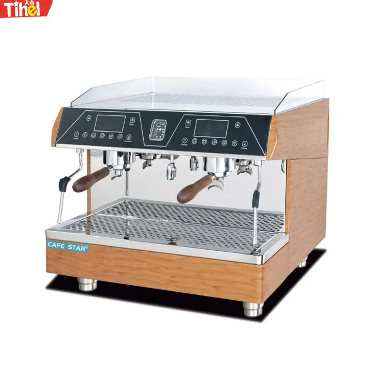 Commercial Espresso Italian Latte Semi-automatic Stainless Steel Electric Cappuccino Coffee Machine