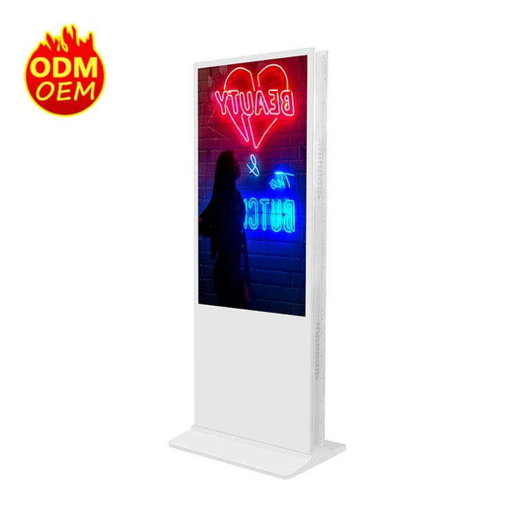 55 Inch стоя магазина розничной торговли Электронный led-подсветка для рекламы digital signage Индонезия