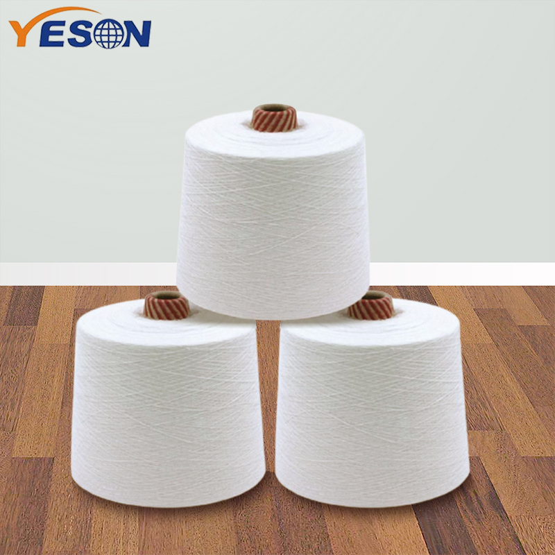 China wholesale 100 recycle spun polyester yarn CV yarn 30/1