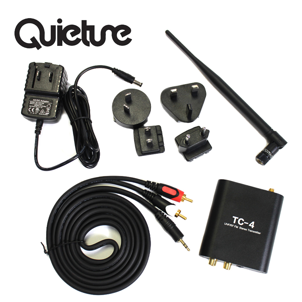 Noise-free TC-4 long-distance silent disco transmitter