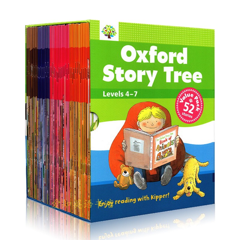 52 книги 4-7 уровней Oxford Story Tree Baby английский Story Picture Book детские развивающие игрушки