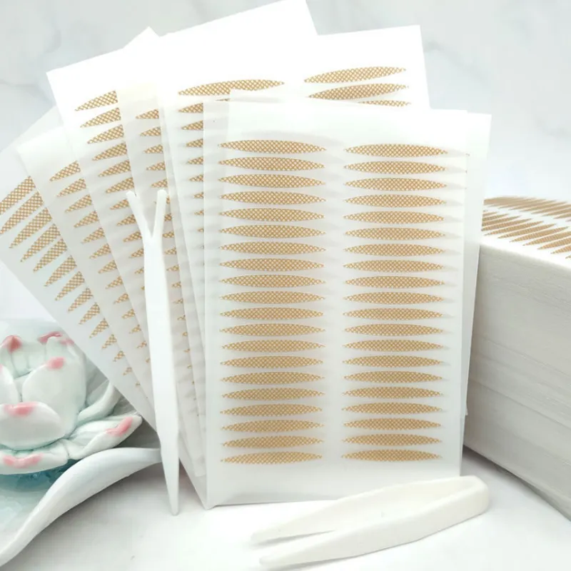 120 pairs high quality partial lace tapes double upper lift eyelid stickers