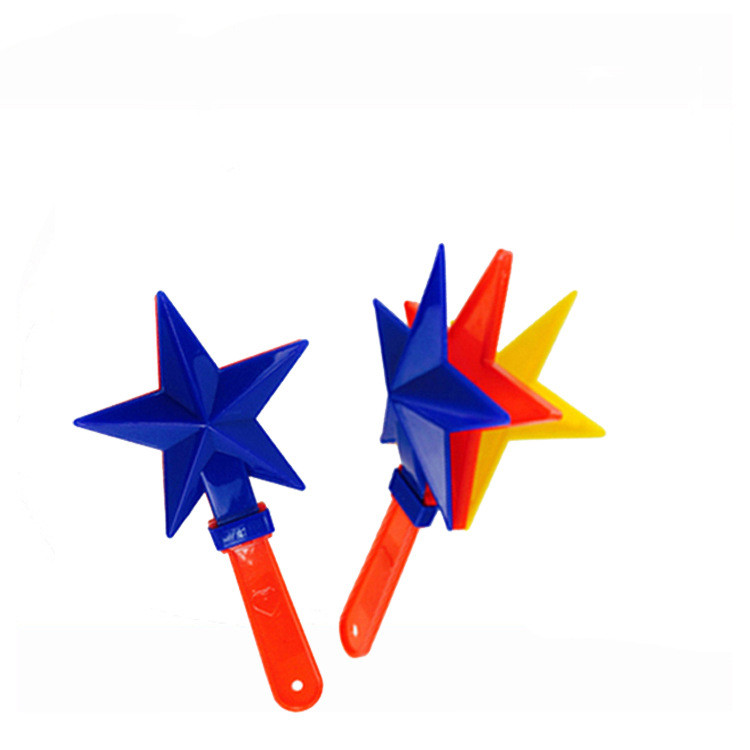 Independence Day Celebrate Pentagram Plastic Hand Clap Festival Cheers Clapper