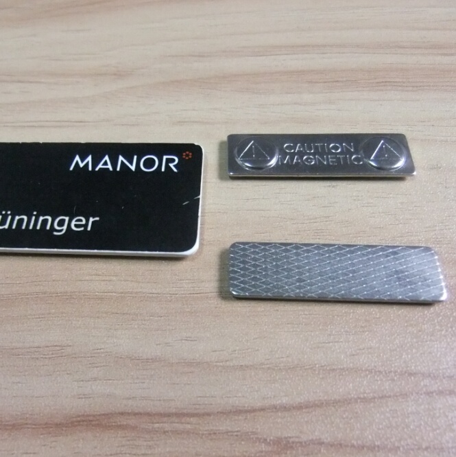 Useful strong plastic magnetic reusable name badge