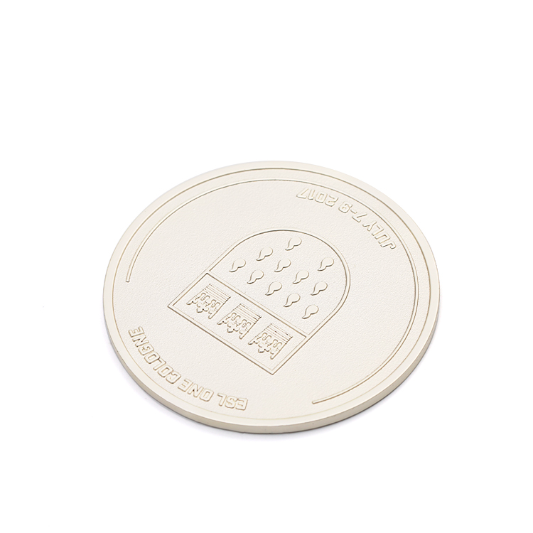 custom metal logo blanks 304 stainless steel coin