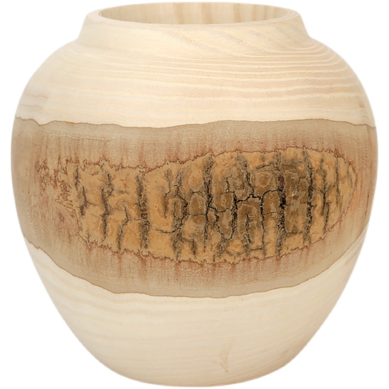 Naturix Dried flower wood vase log Nordic ins style new Chinese style ornaments modern decoration creative photography props