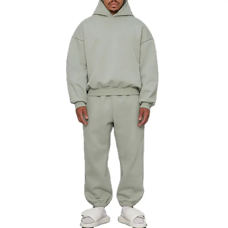 Streetwear Boxy Fit Joggers Men Tracksuit Baggy Tech Fleece Sportswear Tracksuits For Men