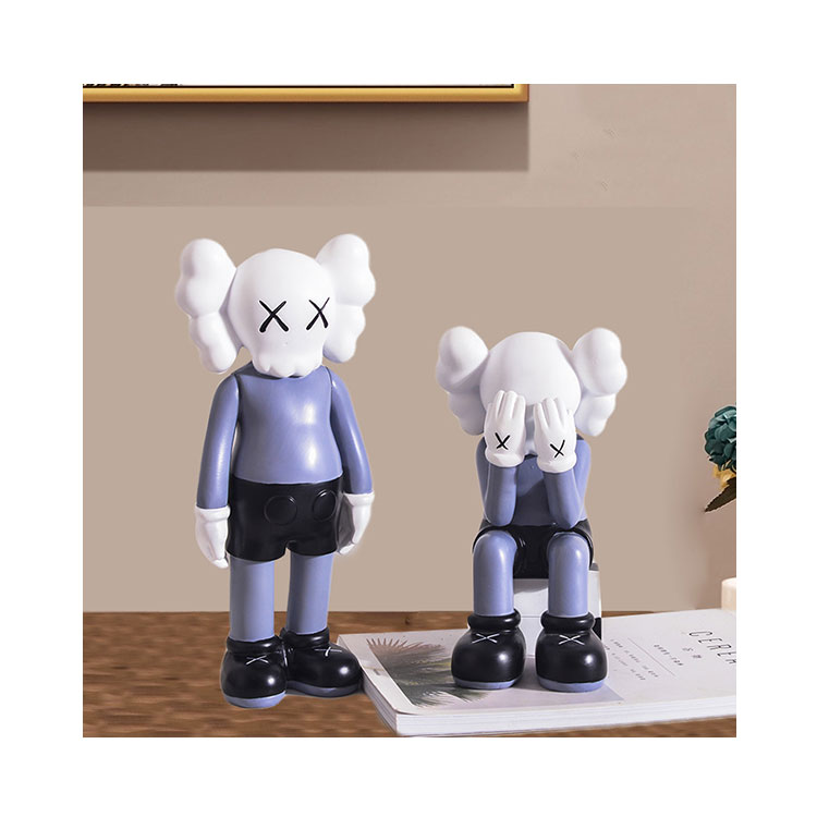 Popular indoor table decoration violent bear sculpture home decoration resin crafts figurines furnishings for living room