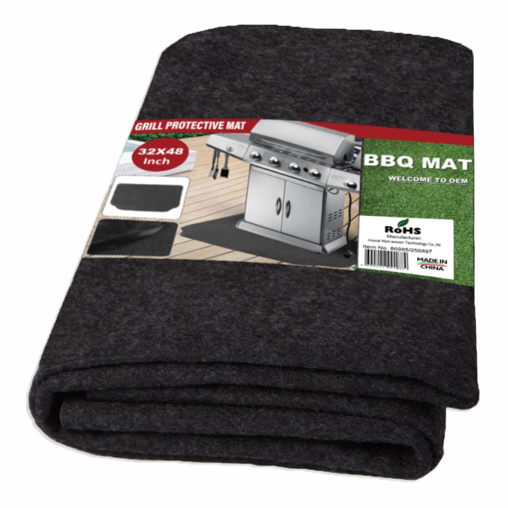 Garden used protective bbq barbecue grill floor ground mats