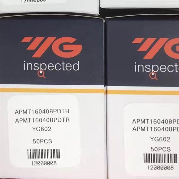 YG режущий инструмент, вставки из карбида вольфрама RDKT1204M0-TR YG602