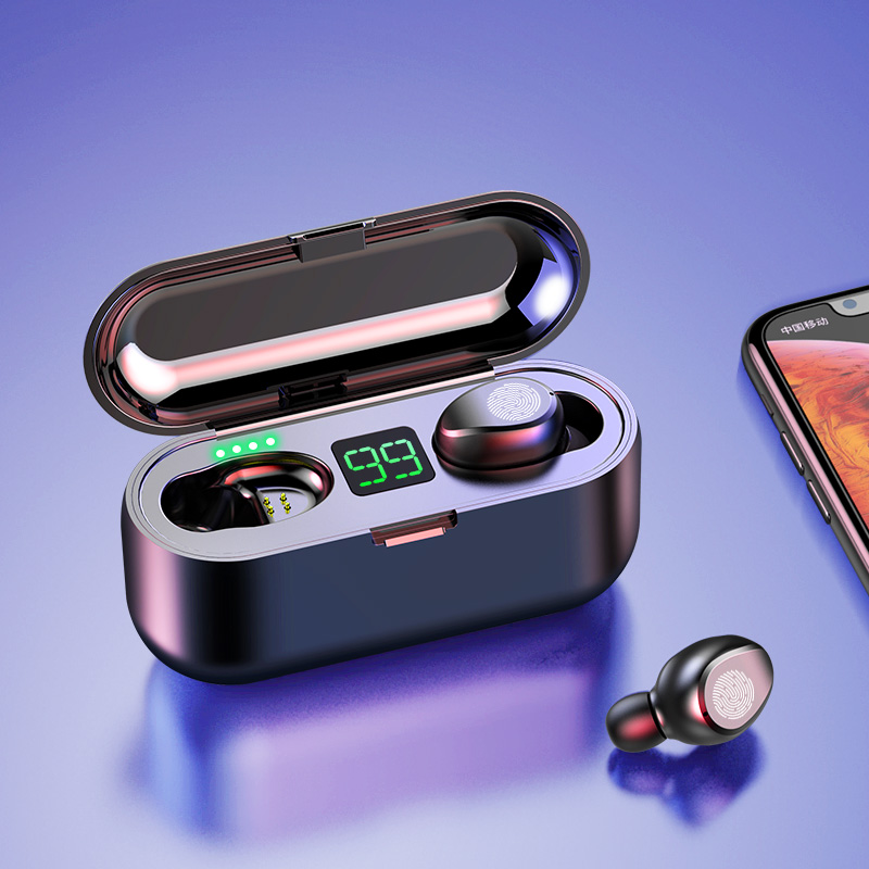 Сенсорное управление водонепроницаемый Ipx7 F9 5C Цифровой Дисплей беспроводные наушники-вкладыши Tws с наушники, аудиофоны F9-8 F9-5 F9-5C Auriculares F9 наушники