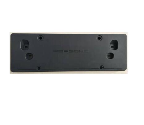 For PORSCHE Cayenne 9YA Licence Plate Holder Matt black 9Y0807287BOK1