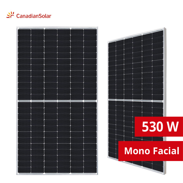 Canadiansolar HIKU6 Professional Supply 530W 535W 540W 545W High Power 182mm Cell Mono Facial Solar Panel