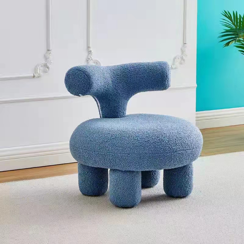 New Design Modern Children's Furniture Cashmere Small Sofa Multiple Colors of Kids The Small Animals Sofa