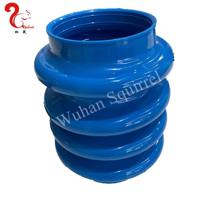 105mm 130mm 140mm 160mm 170mm inner diameter rubber bellows cover for Mikasa Wacker Weber tamping rammer bellows expansion joint