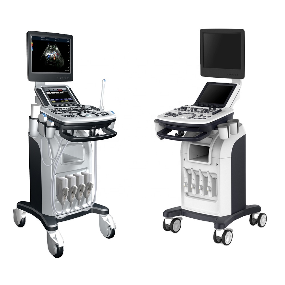 19inch Touch Screen 4D Ultrasound Machine Price, Trolley Medical Ultrasound Instruments FUCU46