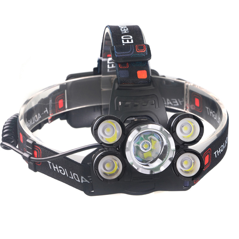 (Battery including)1200 Lumen Hunting headlight chargeable headlights High Power lantern Head Lamp Torches Flashlight