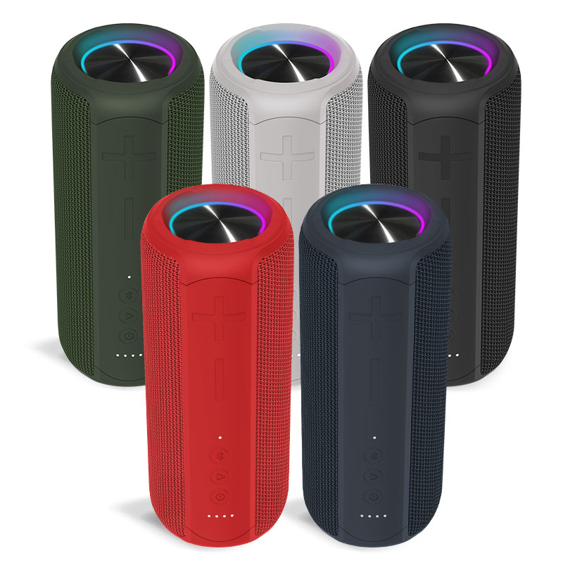 Интернет-магазин ozzie E200ML басовый динамик аудио 12 Вт enceinte bluetooth водонепроницаемый музыкальный bluetooth Портативный BT светодиодный динамик