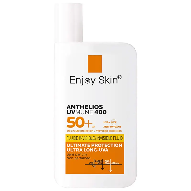 Factory Price SPF50 Sunscreen Lotion Anti Aging UVA UVB Protection 50ml Customize Organic Sensitive Skin Use