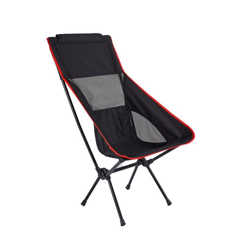 Outdoor portable folding raised beach chair fishing chair for camping barbecue and leisure fishing