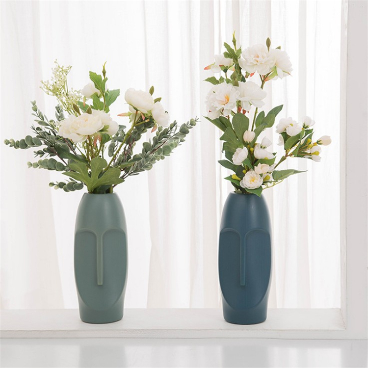 Arrangement Decoration Modern Simple Abstract Nordic Home Decor Plastic Vases