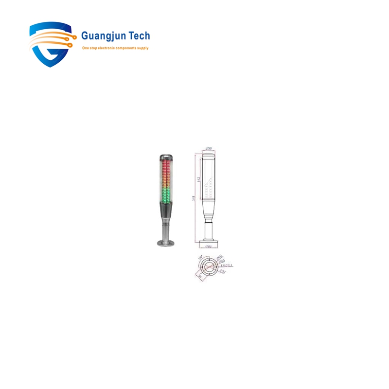 [Stackable tower lighting] OMJ1-301-QN-RYG COMPLETE UNIT GR/R/YL LED 3STACK