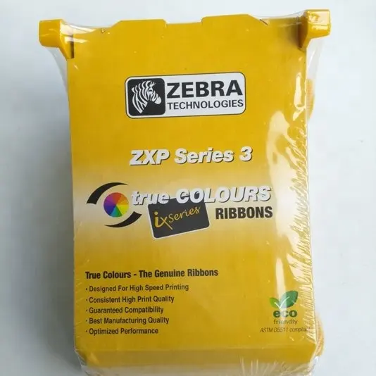 Zebra 800033-340 YMCKO цветная лента 280 принты для использования с принтером Zebra ZXP серии 3